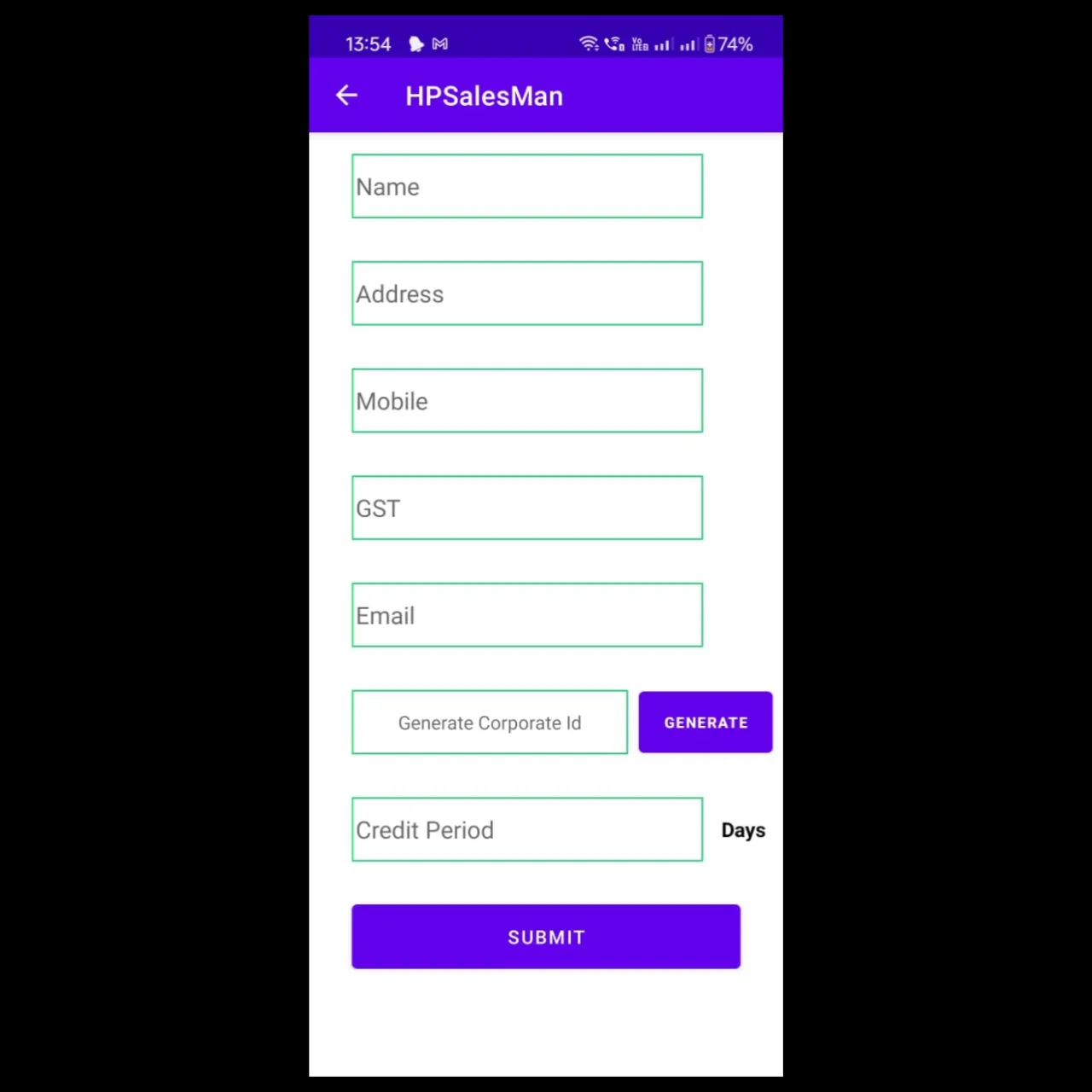 HP Petrol software project screenshot